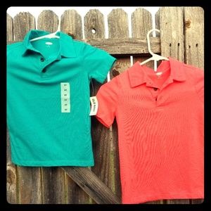 2 boys old navy boys polos brand new